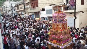 कुचामन में शुक्रवार की शाम को निकला ताजिये का जुलूस 